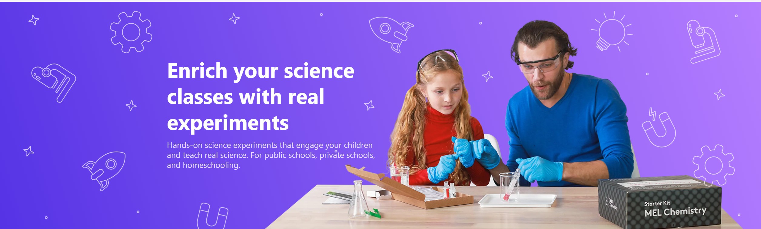 EL Science review featured image 或 Colorful pencil representing science education for homeschool